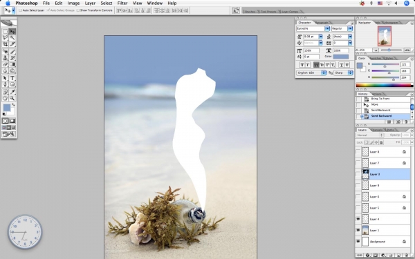Creation of Smoky Women: Step 1
